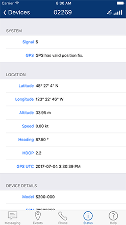 SkyNode Messenger (iOS) - Info Page